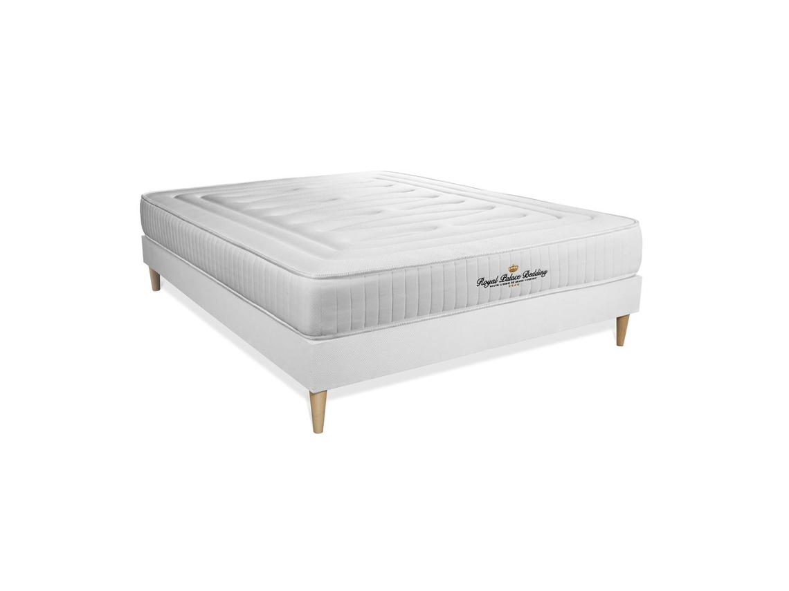 Sommier de Casal Nottingham Memória Altura ROYAL_PALACE_BEDDING Espuma com memória Branco (160x200)