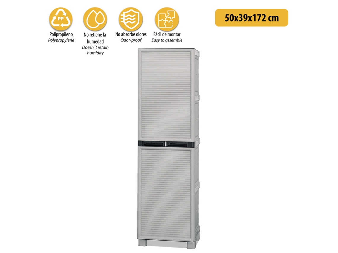 Armário de Exterior ARTPLAST de Altura Completa 50x39x172 cm Concert Em Branco