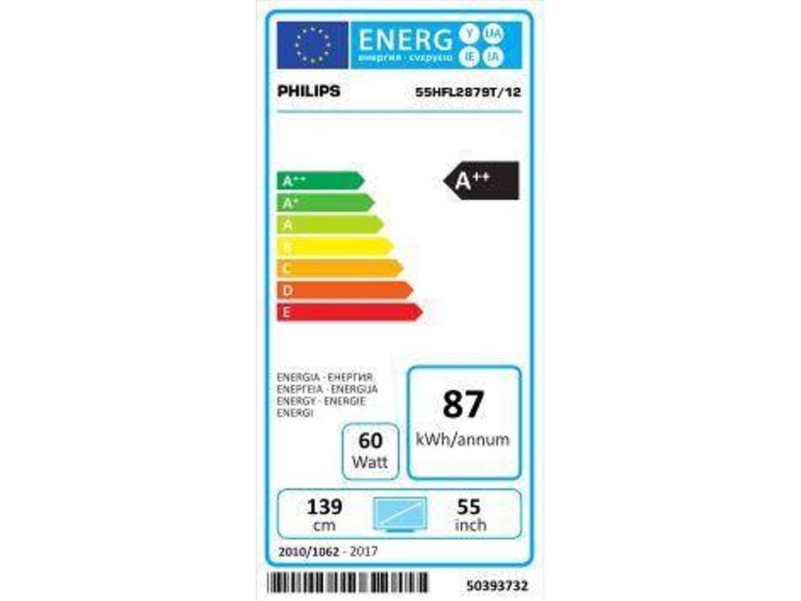 TV PHILIPS 55HFL2879T/12 (LED - 55'' - 140 cm - Full HD)