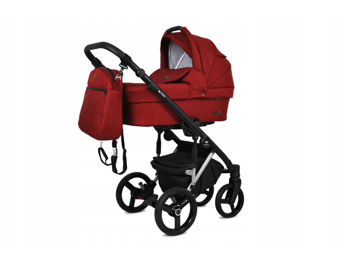 Carrinho De Bebé Multifuncional Babylux Uzo 4 Em 1 -chili Silver Frame - Ajustável E Dobrável Construção Leve Em Alumínio - Acessórios
