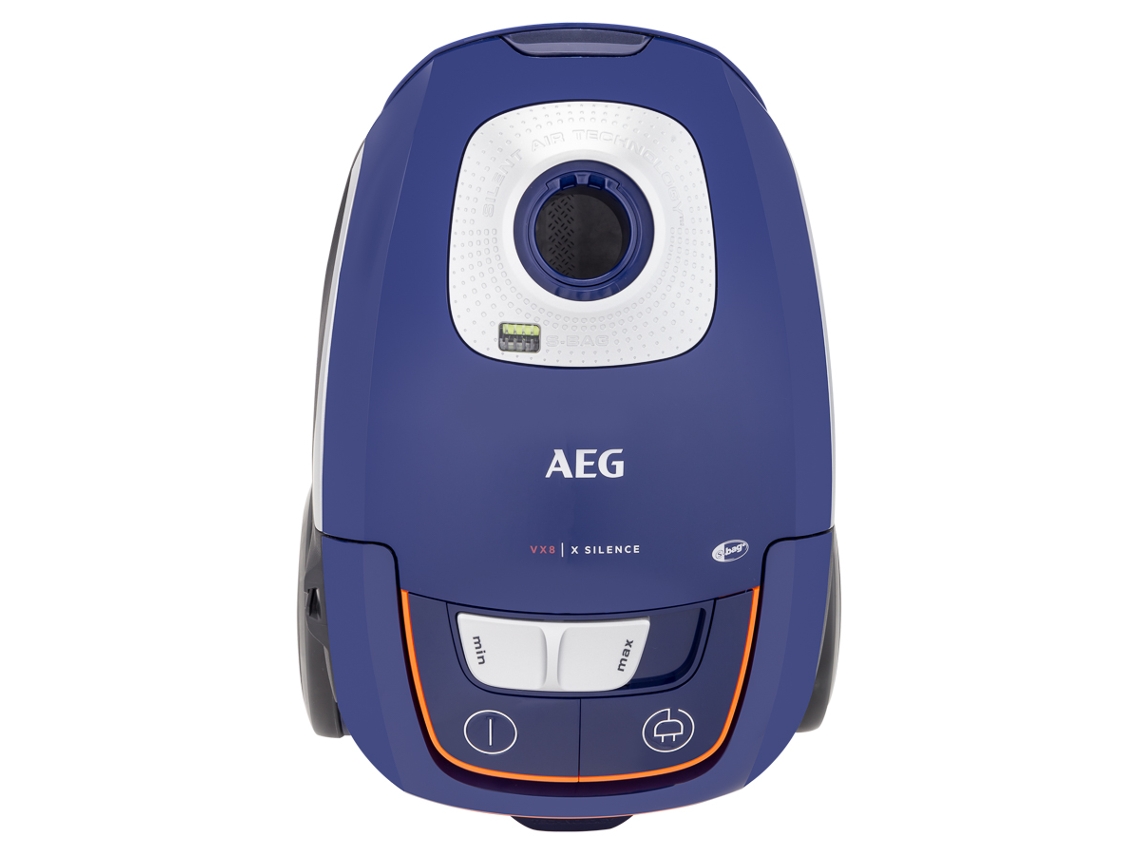 Aspirador com Saco AEG VX8-3-DB-M X Silence (61 dB - Saco de pó: 3.5 L)
