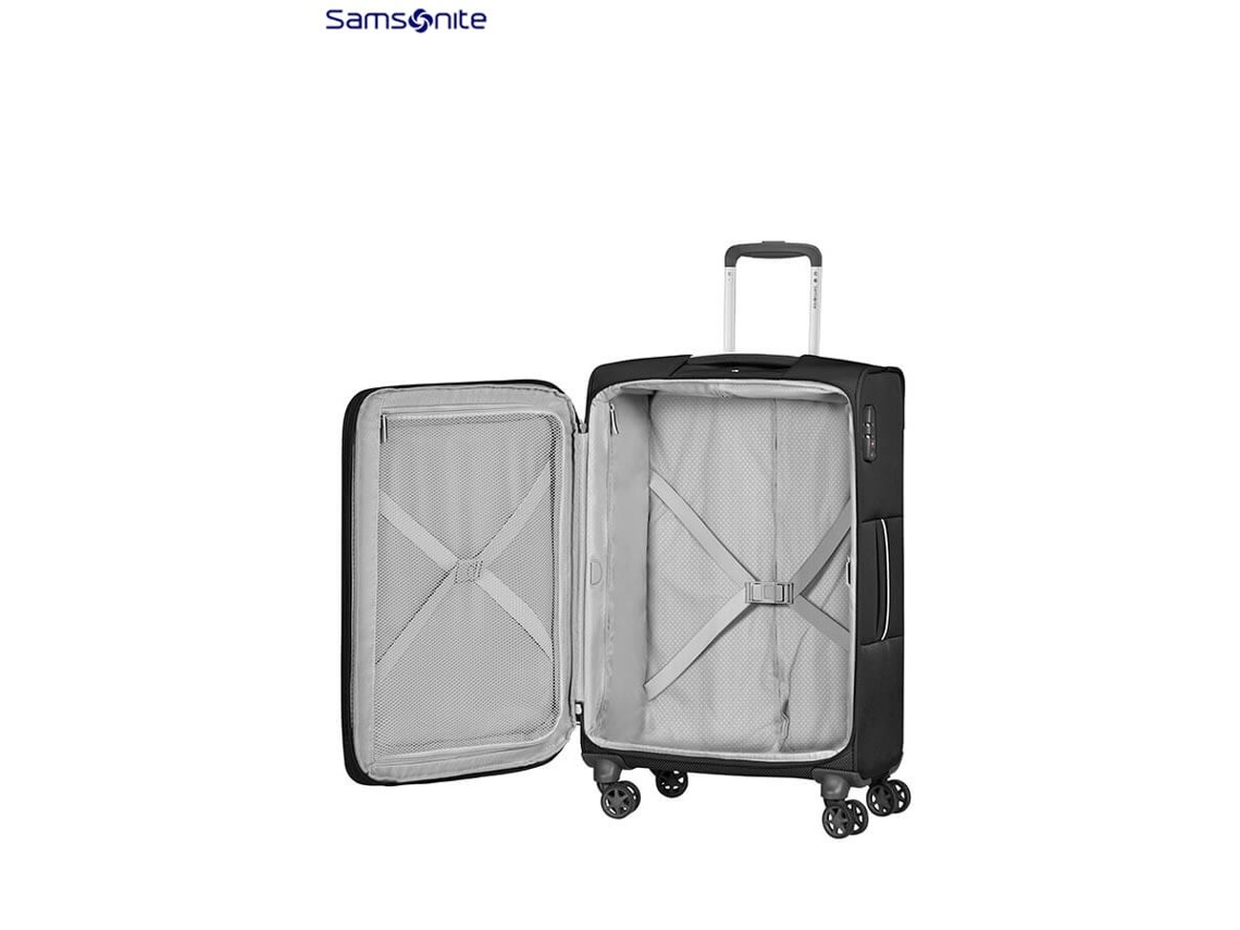 SAMSONITE Mala de Viagem / Trolley Médio 66Cm 4R Exp Popsoda Preta