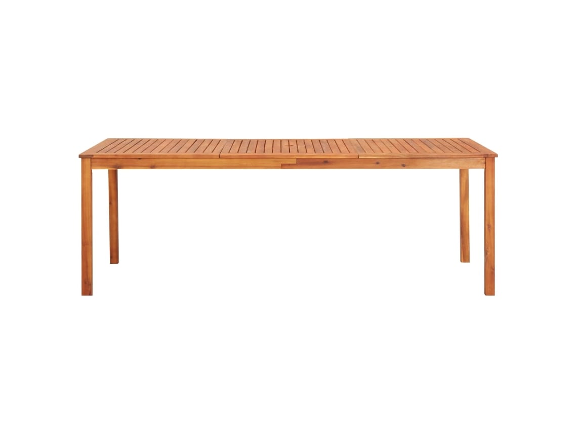 Mesa De Jardim 215x90x74 Cm Madeira De Acácia Maciça Vidaxl
