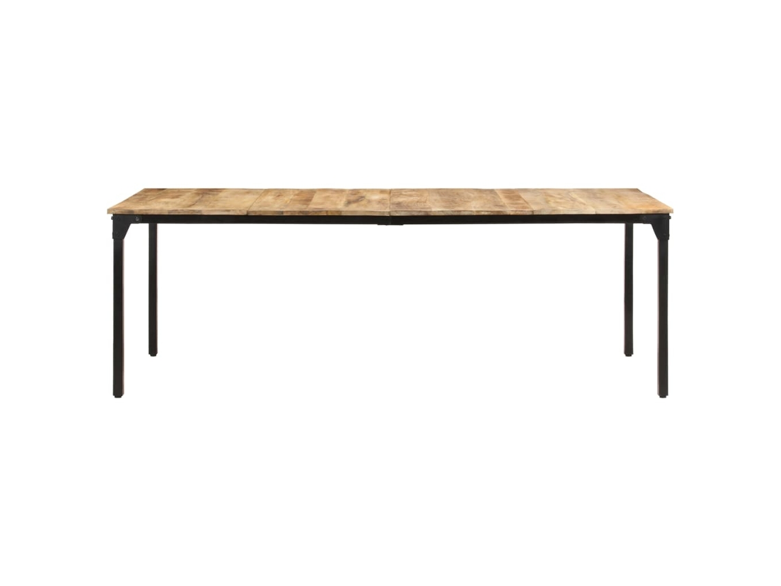MAISON EXCLUSIVE Mesa de Jantar 220X100X76 Cm Madeira de Mangueira Áspera