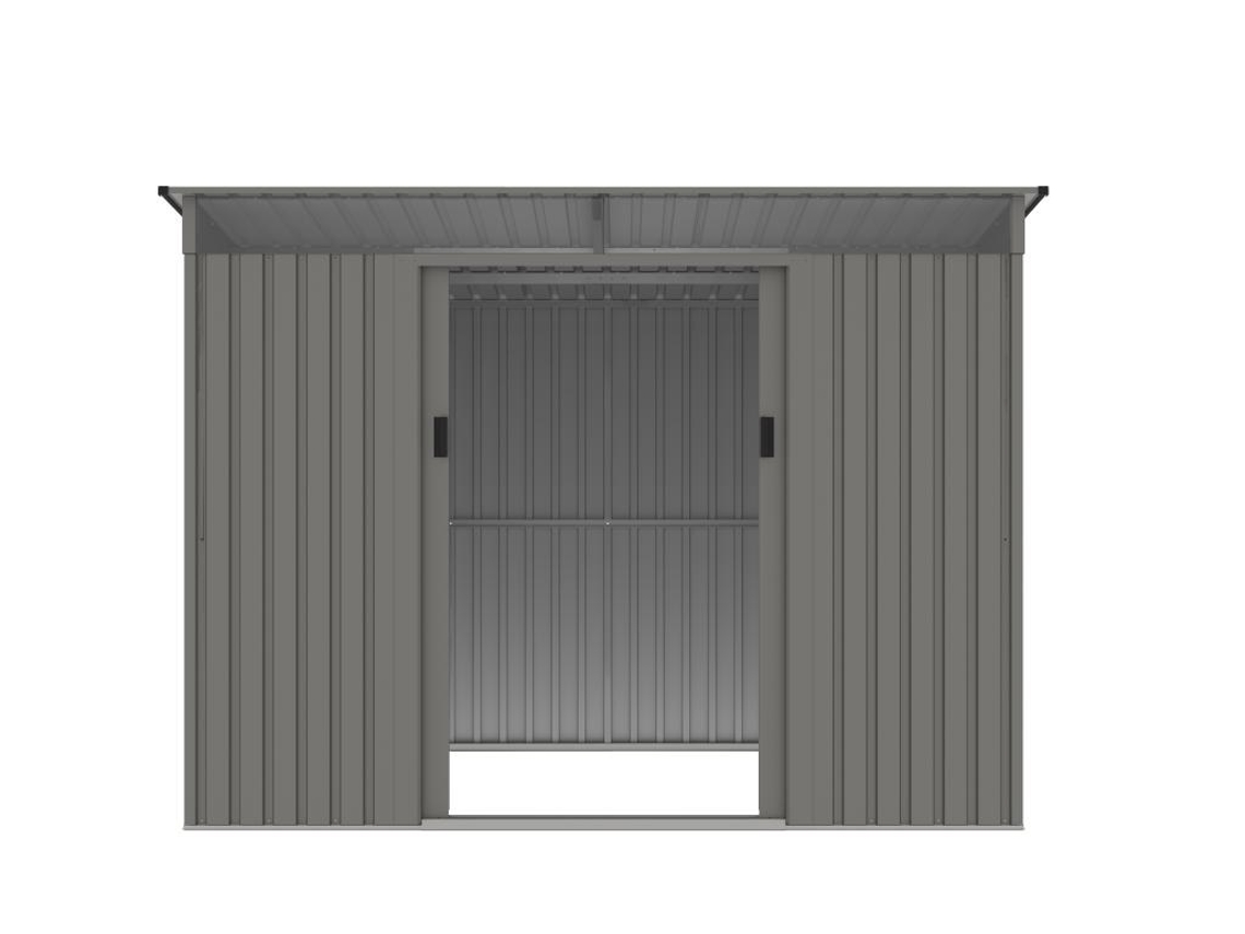 Abrigo de Metal VENTE UNIQUE (251x171x191 cm - - Cinzento)