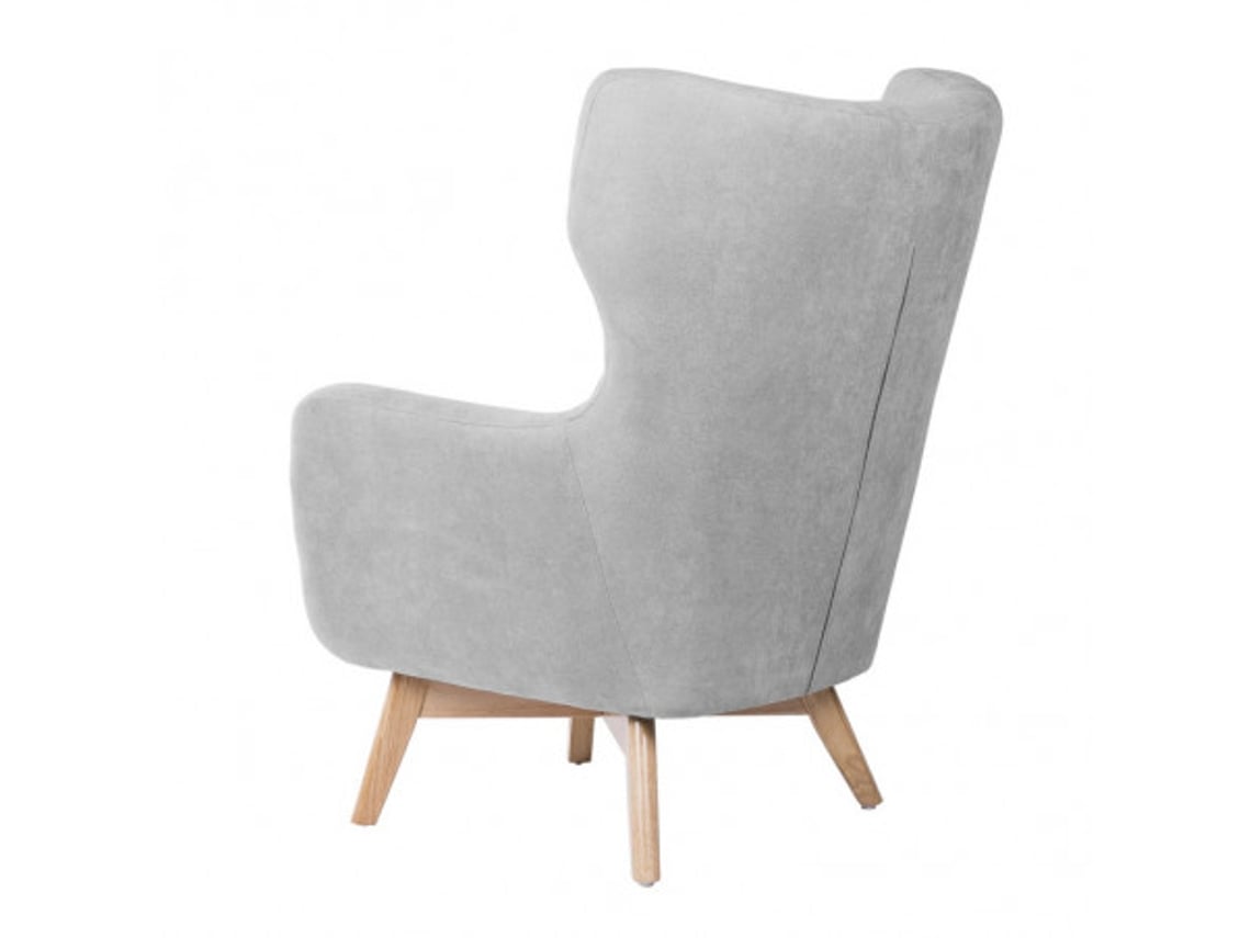 Poltrona DUDECO (Madeira - Cinzento)