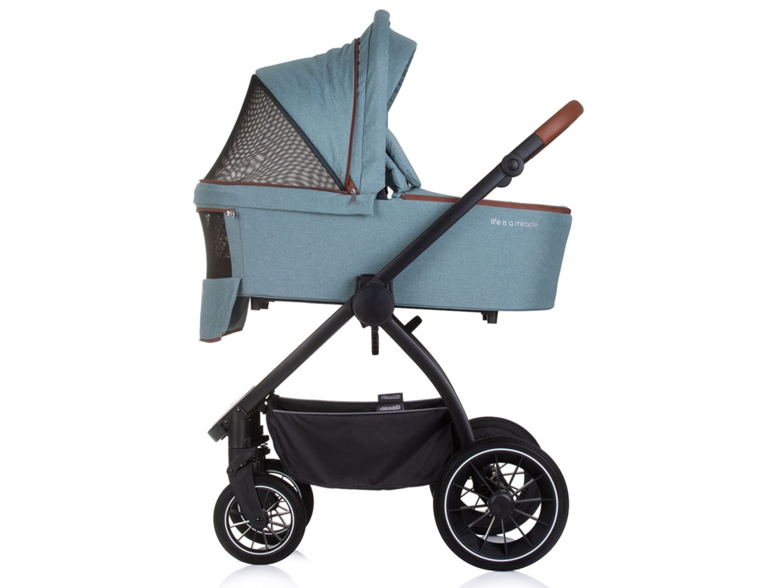 Carrinho de bebê trio PRESTIGE até 22 kg com alcofa rígida da Chipolino Basil