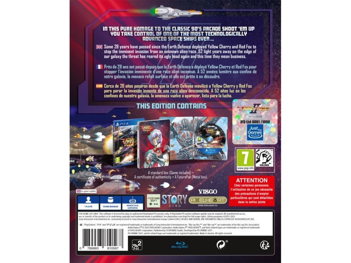 Jogo Andro Dunos 2 Steelbook Apenas Limitado Ps4