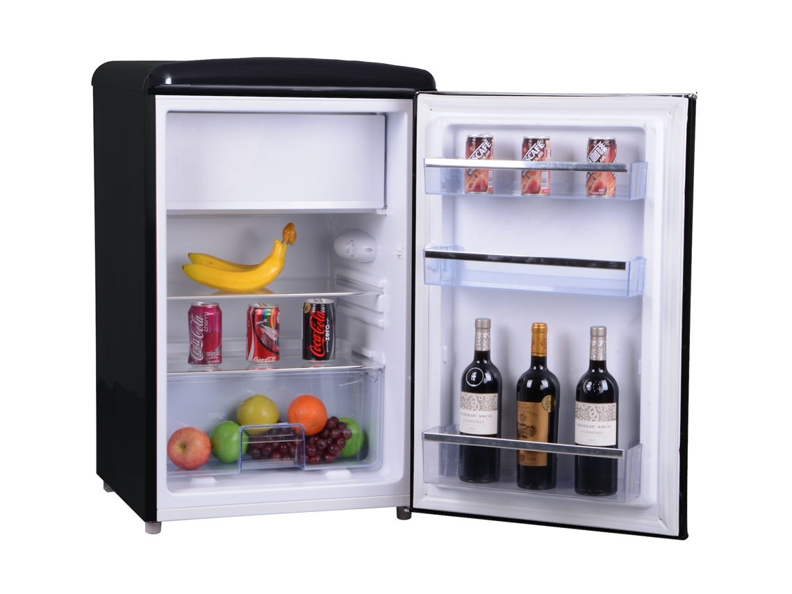 Frigorífico Mini com congelador FRIGELUX Estilo RETRO R4TT108RNE Preto