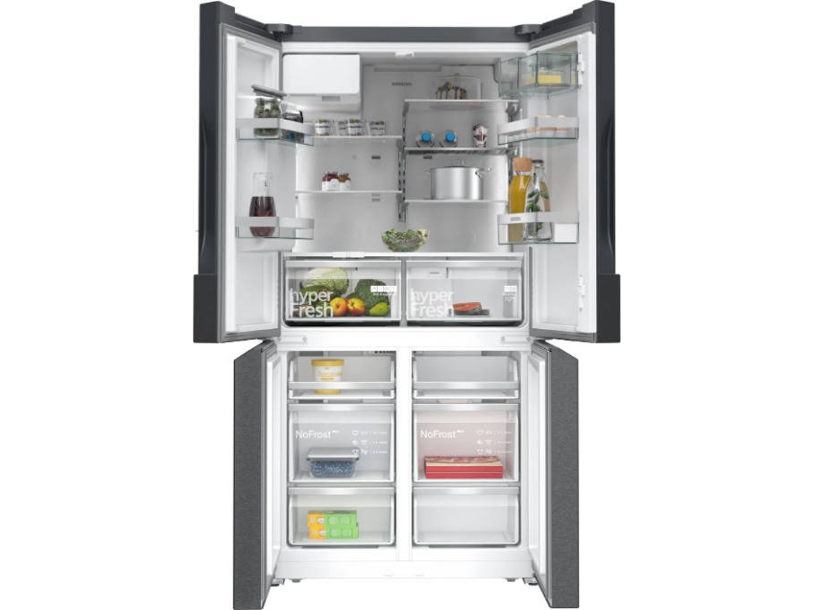 Frigorífico Combinado SIEMENS KF96DAXEA (No Frost - 183 cm - 574 L - Inox)
