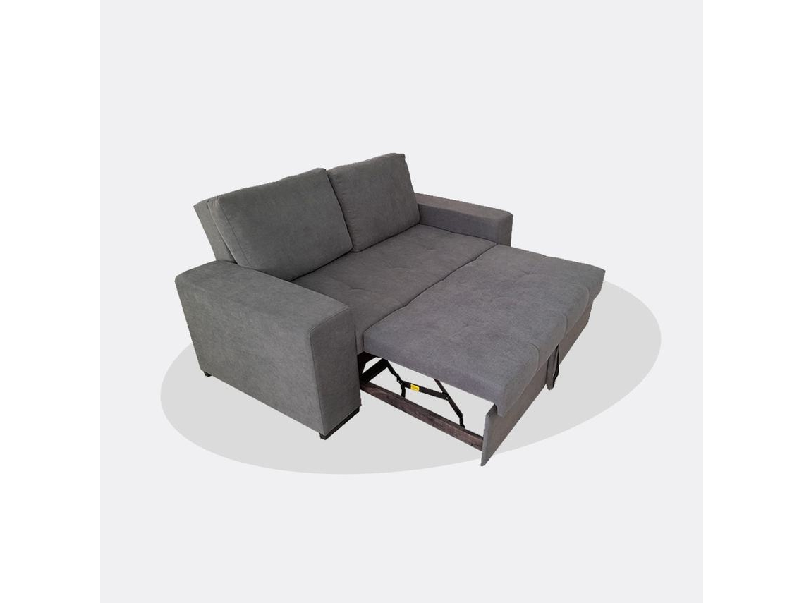 Sofá Cama Angel - Bege (180x100cm F - 190x140 cm A)