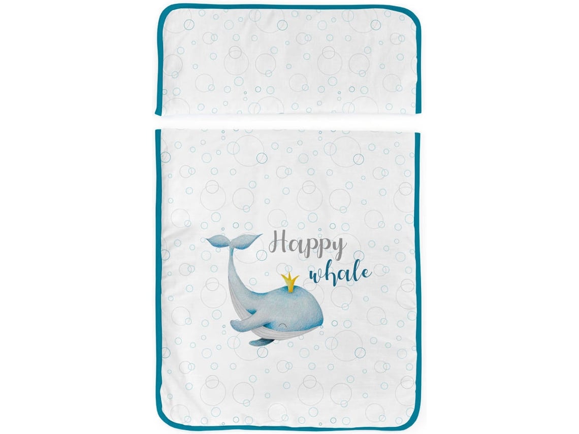 Mini Berço NAF NAF Happy Whale (55 x 85 cm)
