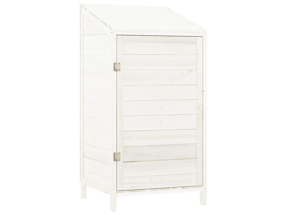 Abrigo de Madeira MAISON EXCLUSIVE 55x52x112 cm de Abeto Maciça Branco