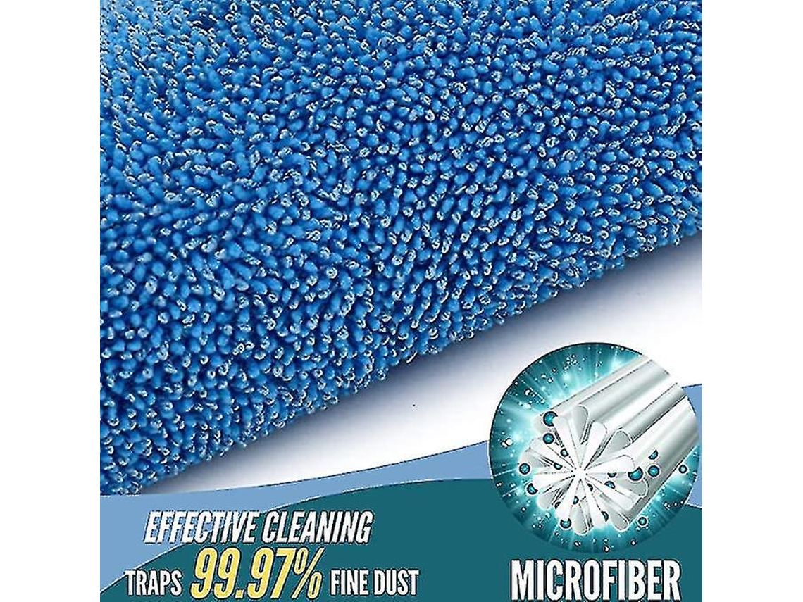 Mop de microfibra a vapor para Vax Steam Cleaner, S86-sf-cc, S85-cm, S86-sf-c, S84-w7-p, S7 e mais, 3pcs-azul