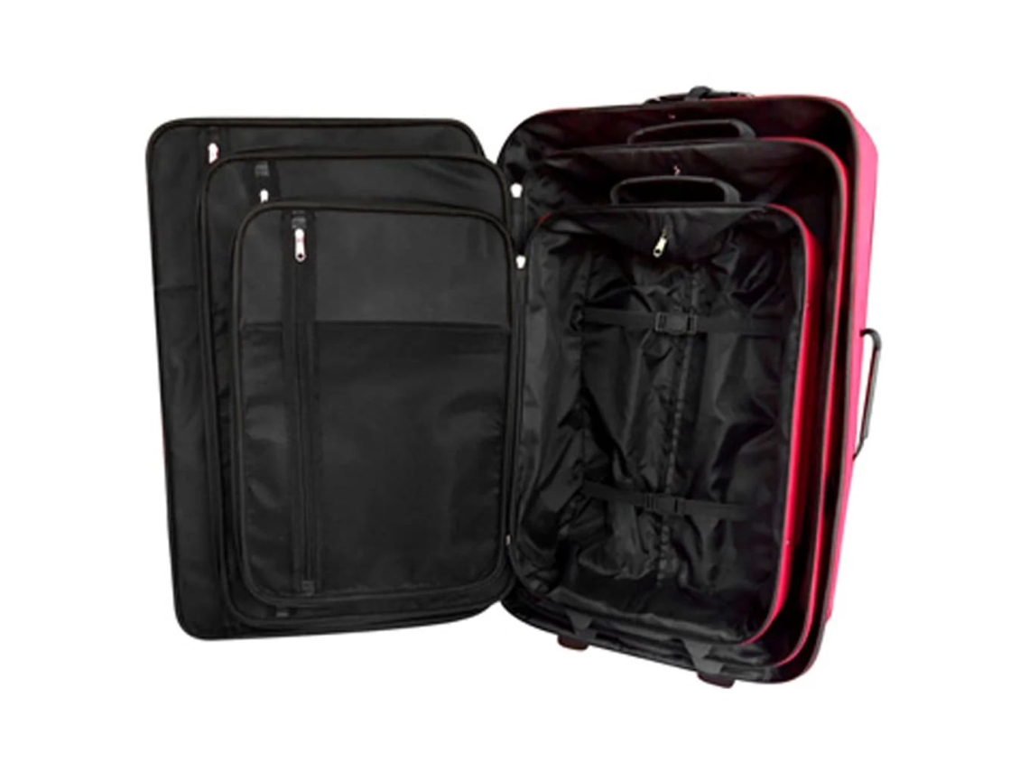 Conjunto de 5 Malas VIDAXL Vermelho (71 x 45 x 23 cm)