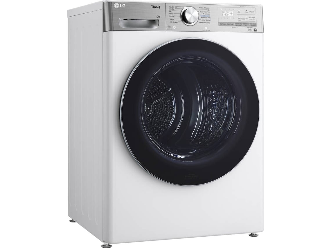 Máquina de Secar Roupa LG RH10V9AV2WR (10 kg - Condensação - Branco)