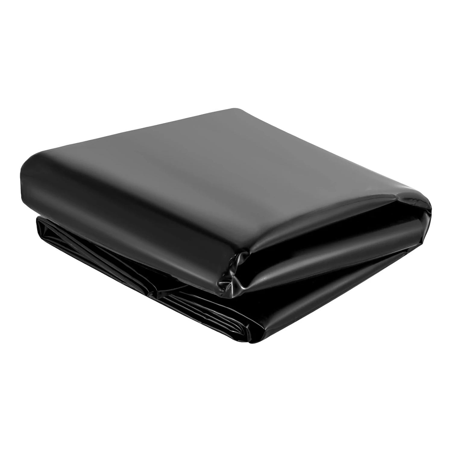 Revestimento De Lago, 20 Mil De Espessura, Material Lldpe Durável, Preto, 15x20 Ft Oem