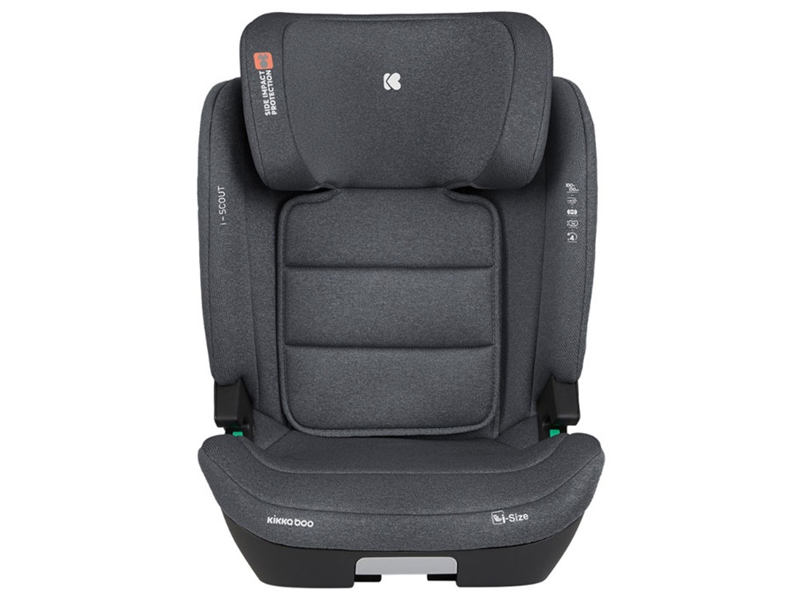 Cadeira Auto I-Size 100-150Cm KIKKA BOO I-Scout Dark Grey
