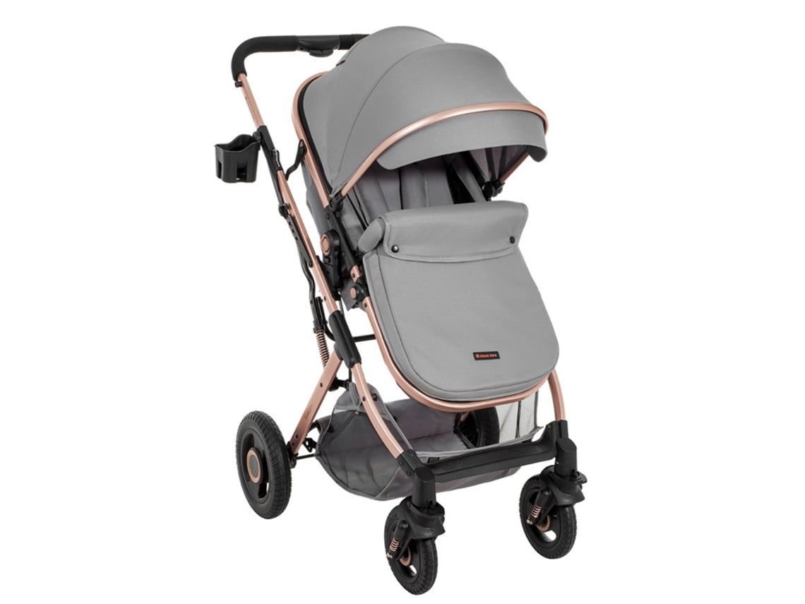 Carrinho de Bebé 2 em 1 KIKKA BOO Scarlett Gris Claro