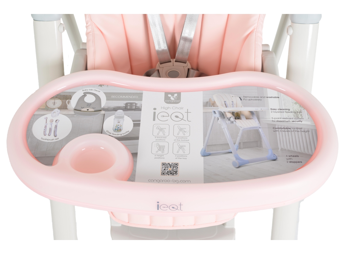 Cadeira De Refeição Eu Como Rosa Cangaroo Cangaroo