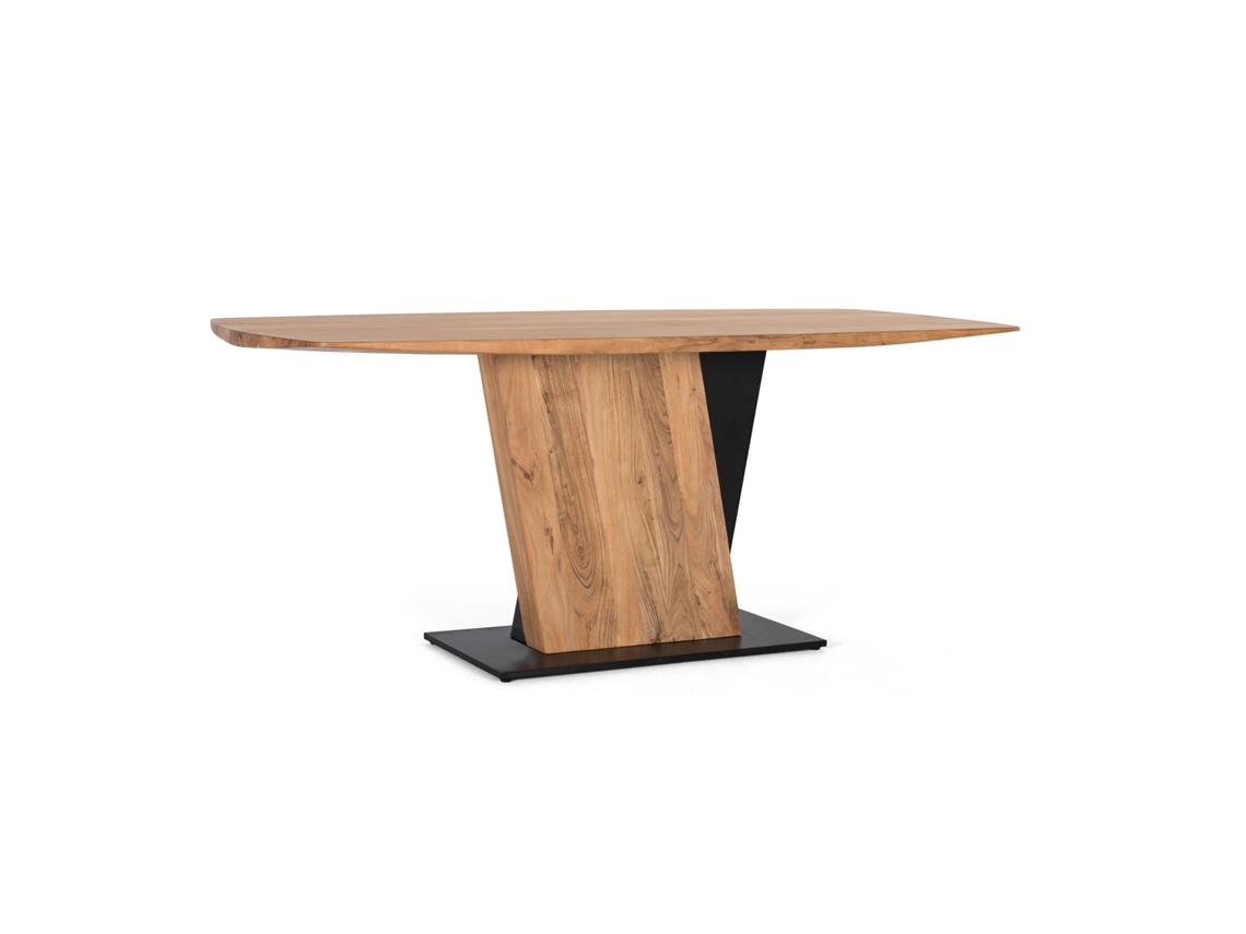 Mesa de Jantar Madeira Acácia Multicolor GINER Y COLOMER 76x90x190