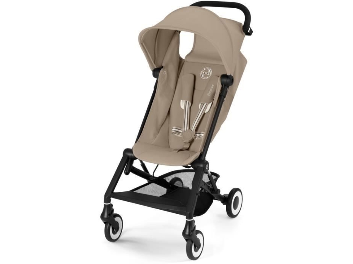 Poussette Canne Ultra Compacta Agis Cybex 5 A 22 Kg Carrinho Leve 6,3 Kg Compatível Com Avião Almond Beige (6 Meses 4 Anos)