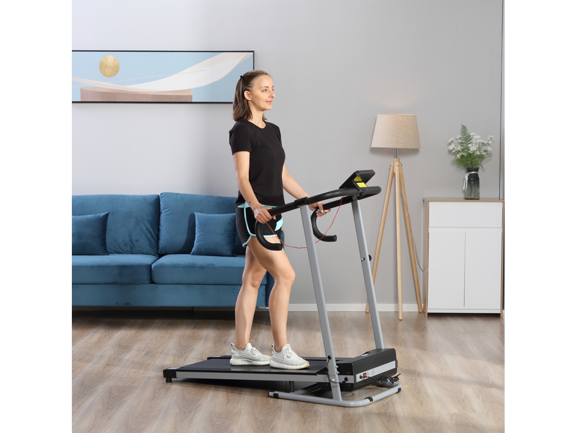 Passadeira Elétrica Aço, ABS e PVC cor Bicolor 120,5x60x116 cm HOMCOM