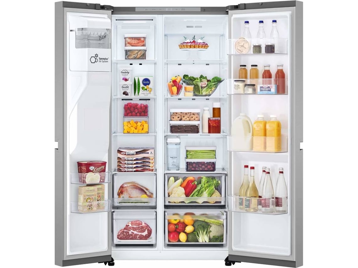 Frigorífico Americano LG GSLC41PYPE (No Frost - 179 cm - 641 L - Cinzento)