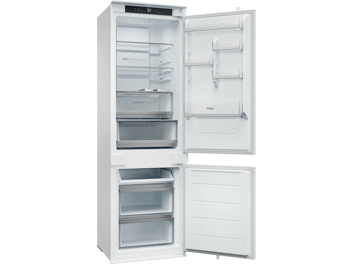 Frigorífico Combinado HAIER HBQW5518E CLASSE E (No Frost - 177.2 cm - 251 L - Branco)
