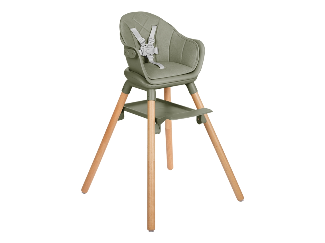 Cadeira De Refeição Woody 2 Em 1 Green Kikkaboo