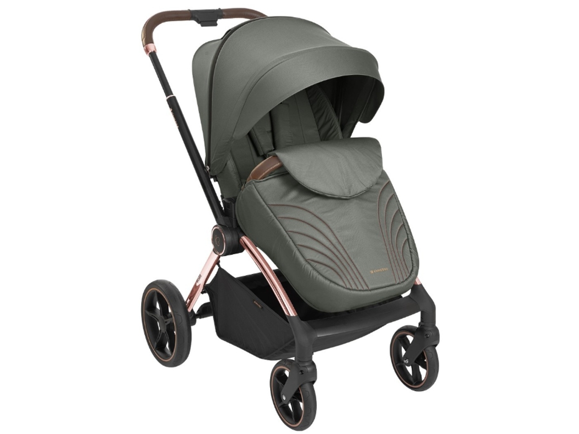 Carrinho de Bebé com Alcofa 2 em 1 KIKKA BOO Kara Verde Militar