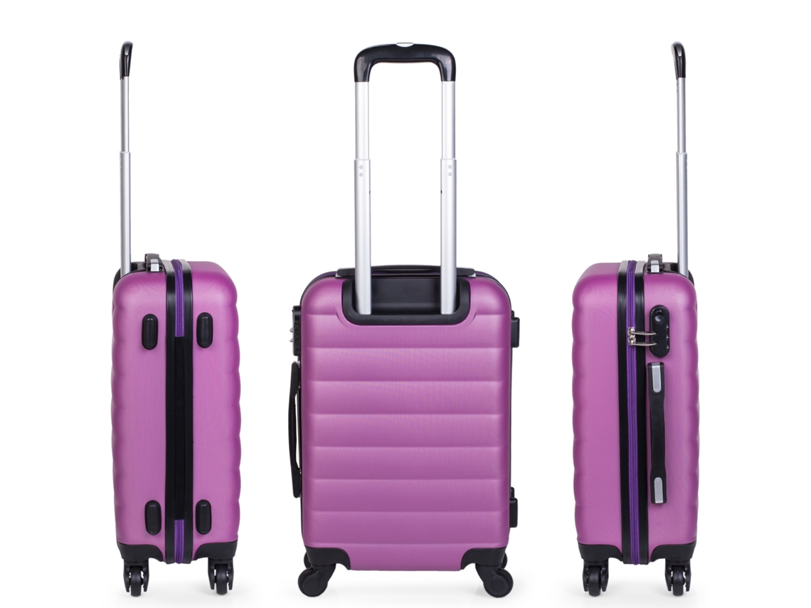 Conjunto de Malas ITACA Simoa Roxo ITACA Abs Hard Suitcase Set 42X65X25 Cm 72 5L
