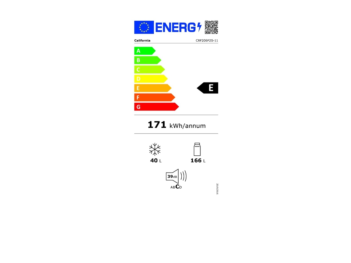 206L.4*.H1.45L54.39Db.Ec.Meca.Si Crf206P2S-11 CALIFORNIA