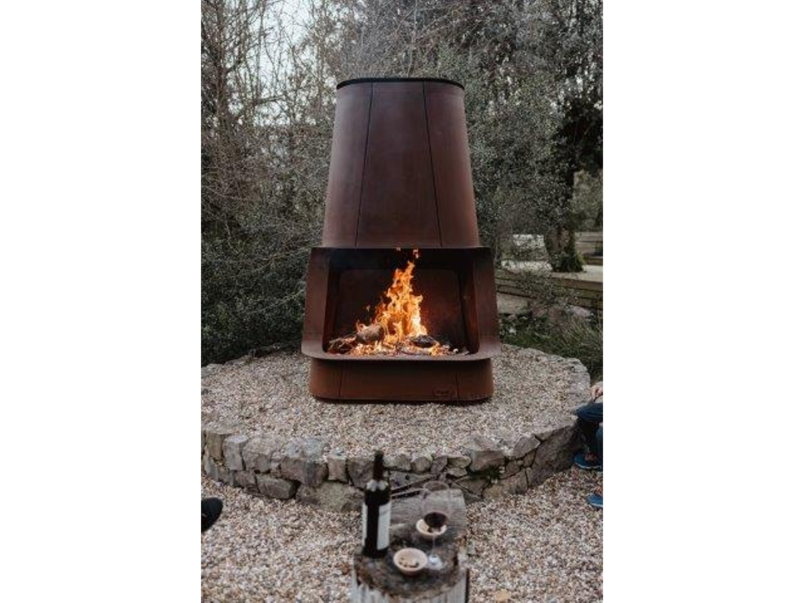 Braseiro de Jardim TUOZI Apollo Castanho