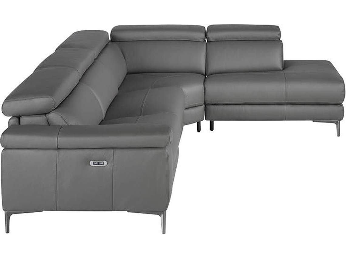 Sofá ANGEL CERDÁ S.L. 6111 (Preto - Madeira, Poliuretano - 295 x 232 x 97 cm)