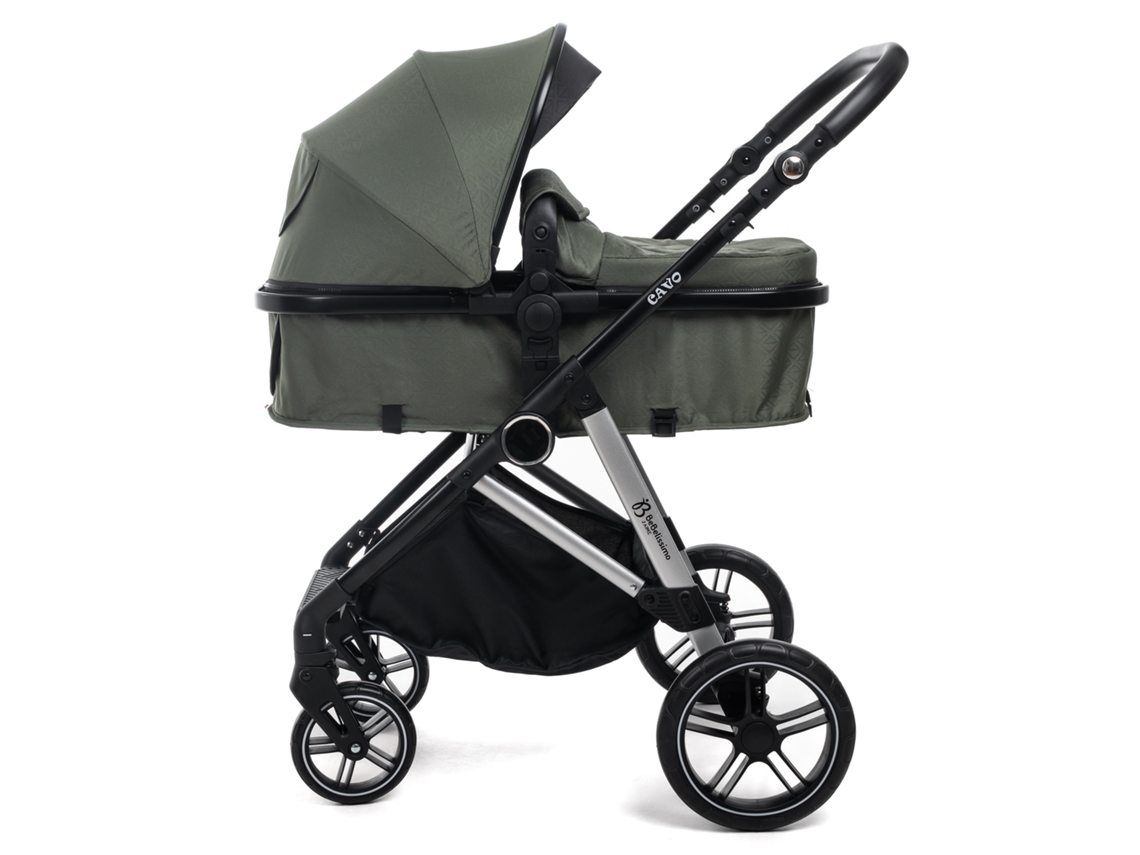 Carrinho De Bebé Trío 3 Em 1 0 22 Kg Bebelissimo Cavo Green