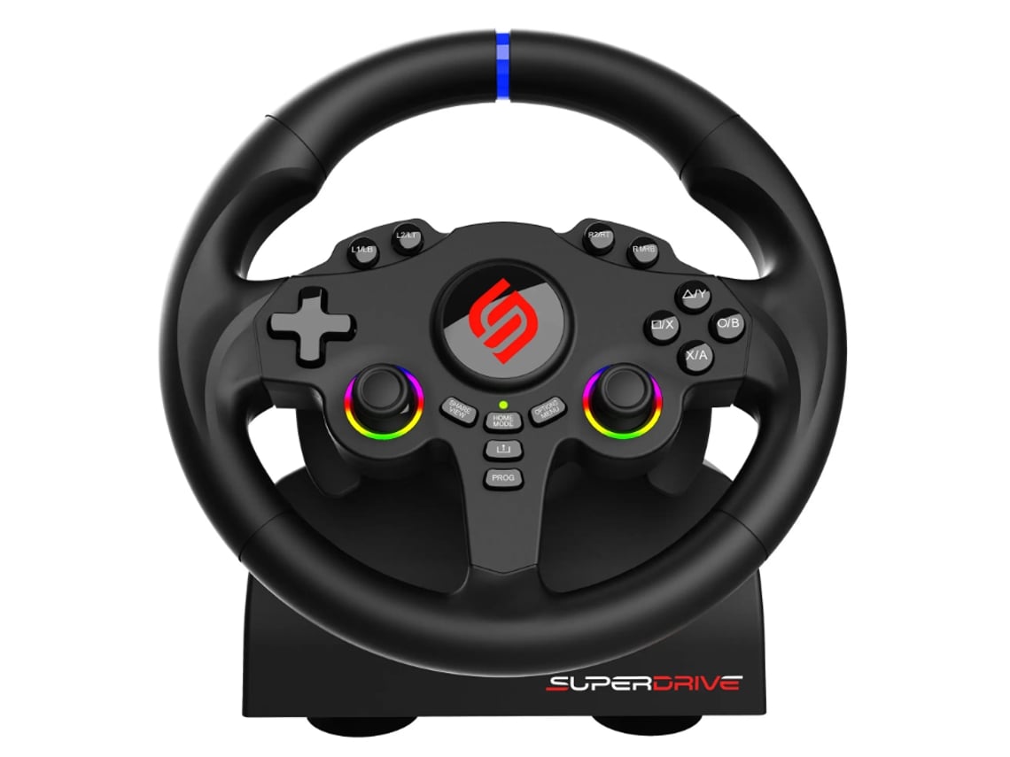 Volante Gaming SUBSONIC Racing Wheel 220 RS-5 (Compativel com PS5 e Pc - Preto)