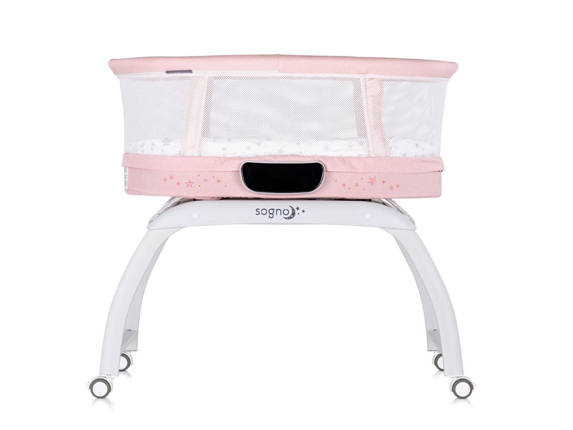 Mini Berço Sogno 2 Em 1 Com Peso Digital, Bluetooth E Controle Remoto Da Chipolino