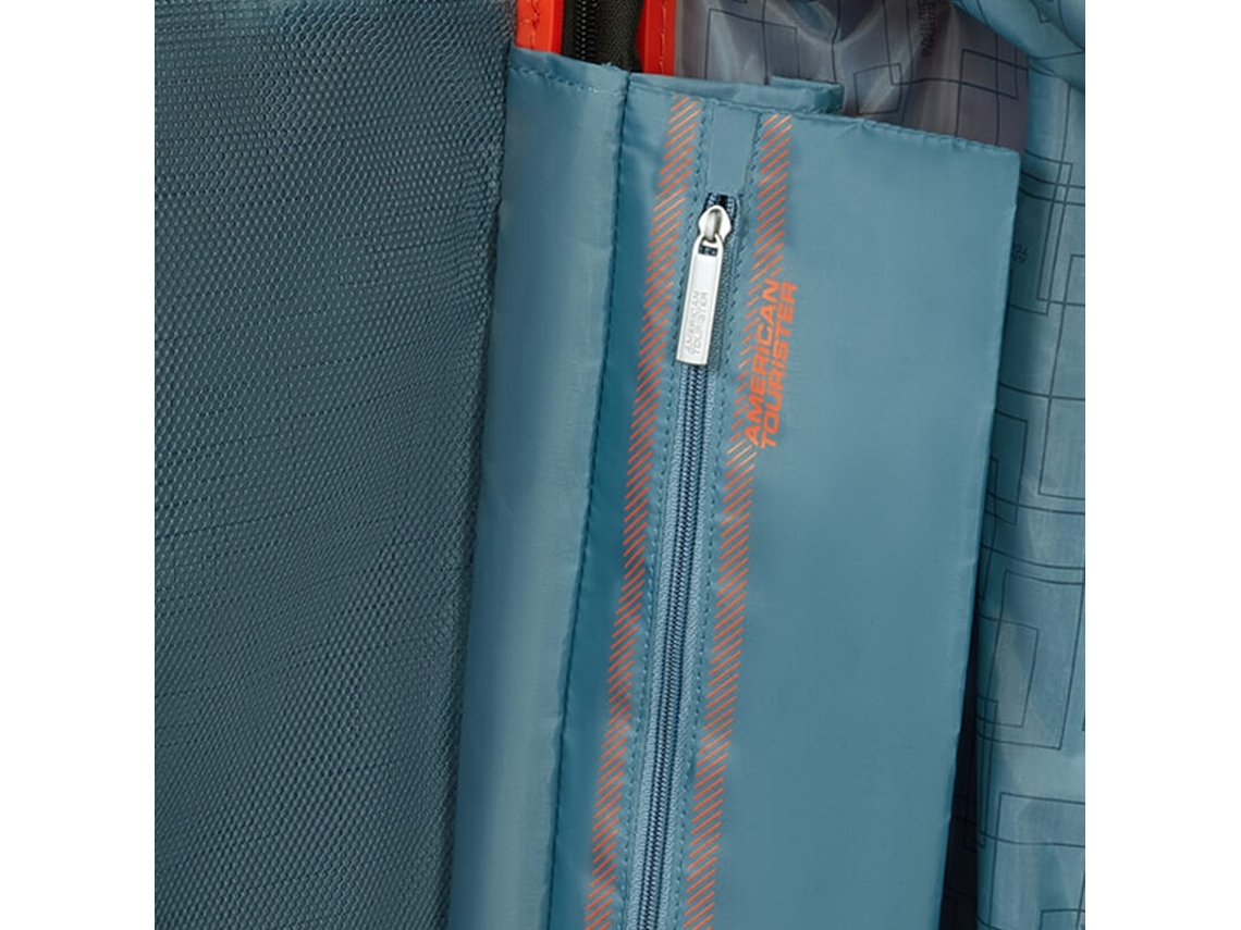 Mala De Cabine / Trolley 55cm 4r Exp. Aerostep Laranja American Tourister