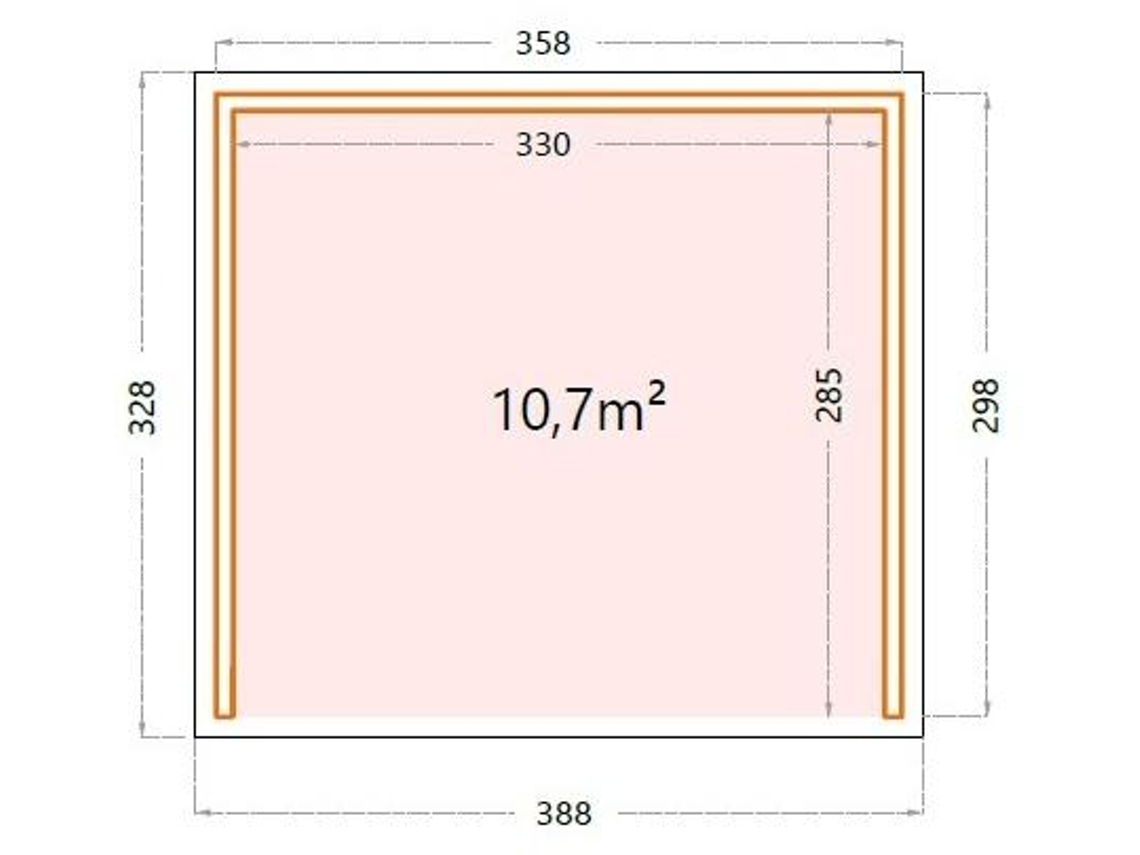 Apoio de Jardim metálico NH1 | Antracite | 298 x 358 - NOVO HABITAT