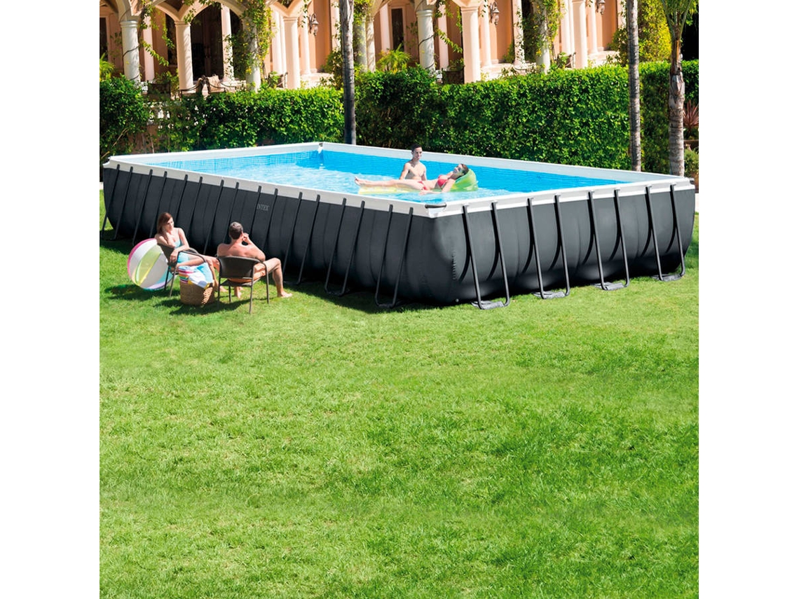 Piscina Tubular INTEX Ultra Frame con Bomba (54368L - 975x488x132cm)