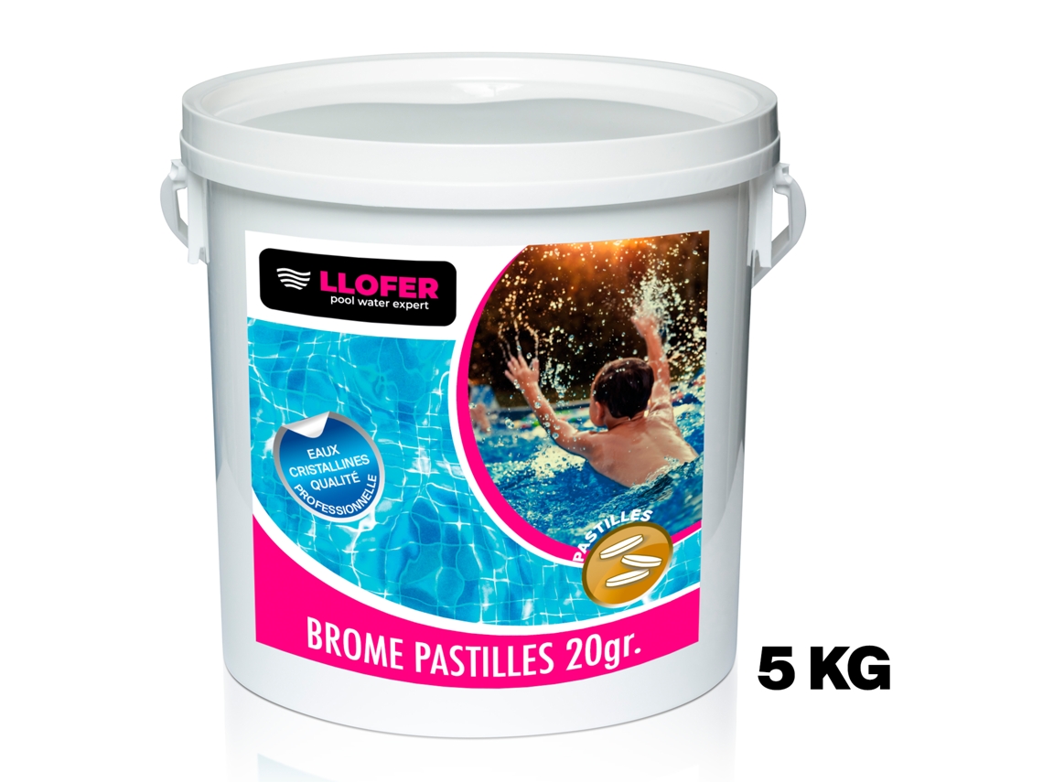 Bromo em tabletes de 20 g - 5 kg LLOFER