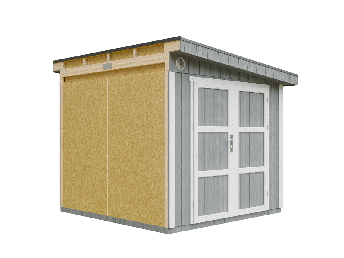 Casa De Jardim Qualidade Premium 5,9 M² A231x248x294 Cm Timbela M938 Cavern Steel