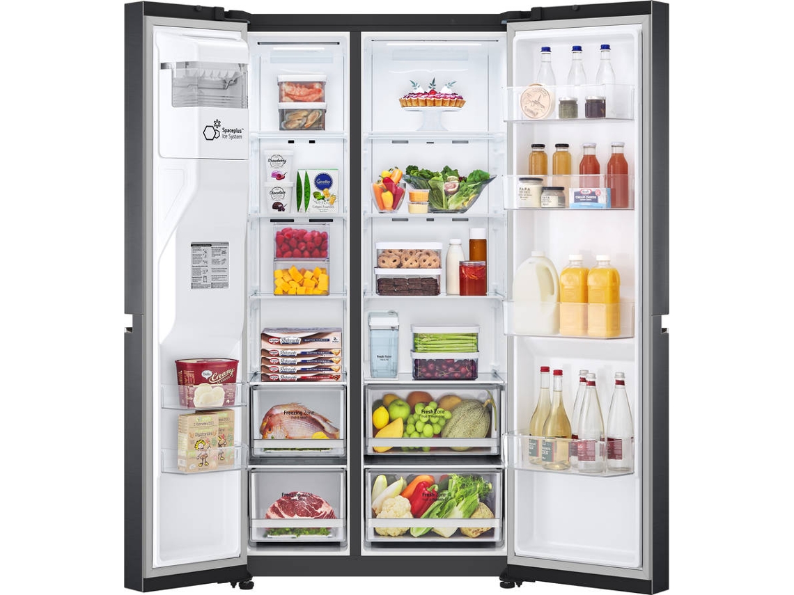 Frigorífico Americano LG GSLV71MCTE (No Frost - 179 cm - 635 L - Preto)