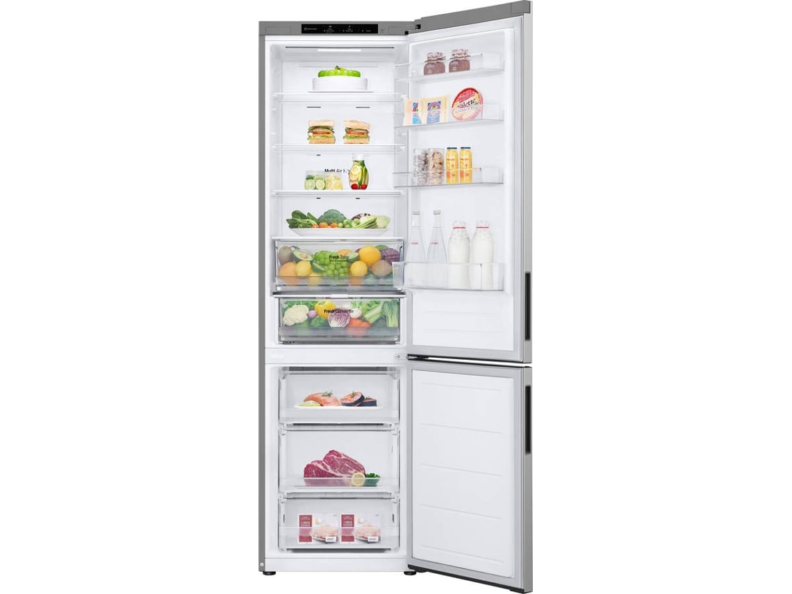Frigorífico Combinado LG GBV22NCBPY (No Frost - 203 cm - 387 L - Cinzento)