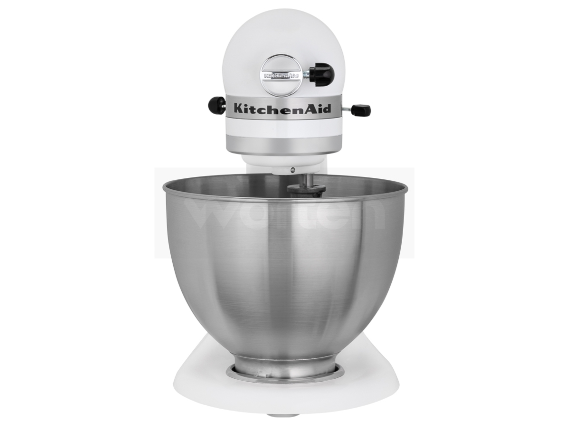 Robô de Cozinha KITCHENAID 5K45SS (4.3 L - 275 W - 4 acessórios)