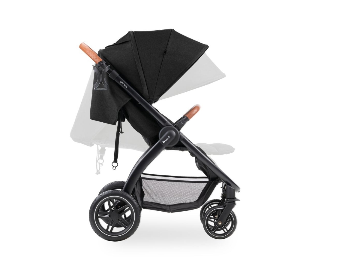 Carrinho Uptown Até 22 kg Da HAUCK Melange Preto