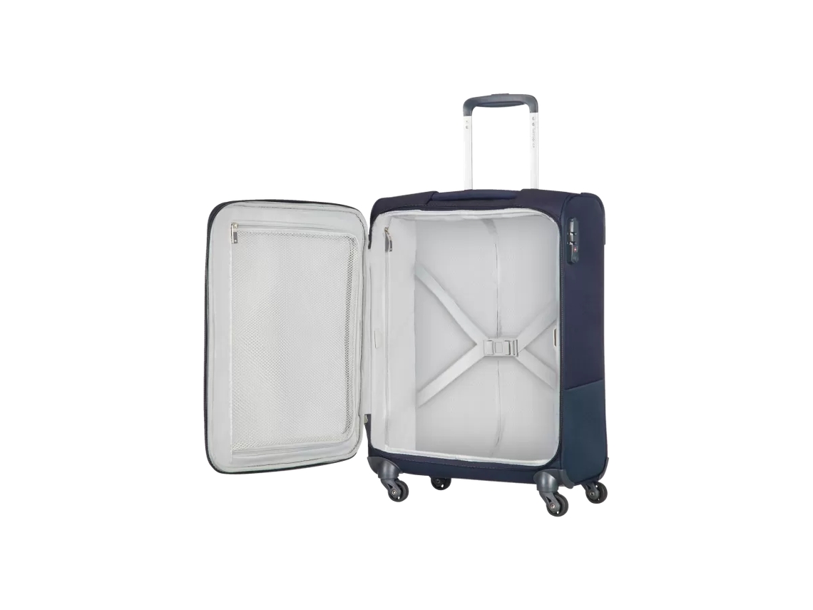 Mala de Cabine SAMSONITE Base Boost  Azul Escuro 4 rodas (55x40x20cm - 39L)