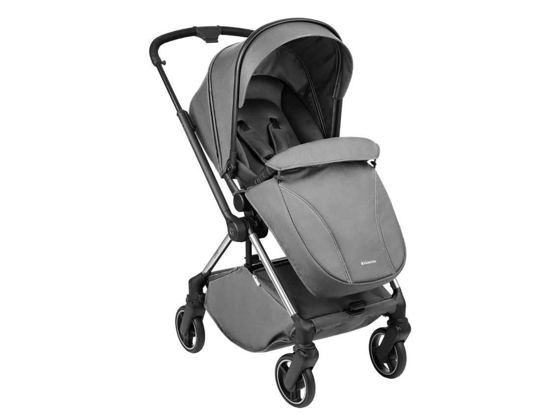 Carrinho De Bebê 2 Em 1 Lanah Com Alcofa, Cinza Kikkaboo