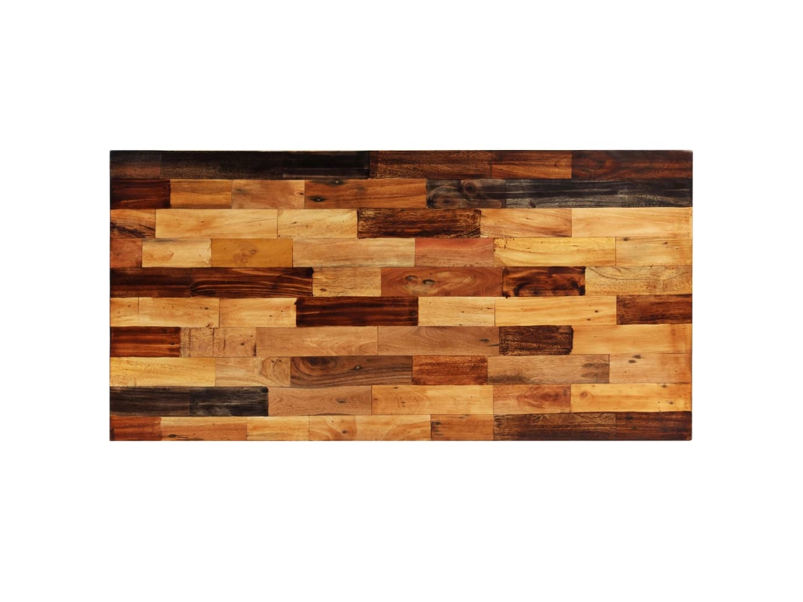 Mesa de Bar em Madeira Recuperada Maciça 120X60X106 Cm NONAME